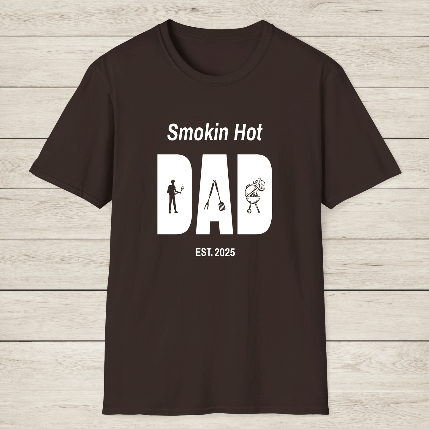 Smokin Hot Dad Shirt Gift for Husband, Dad or Stepdad - Sentimental Gifting