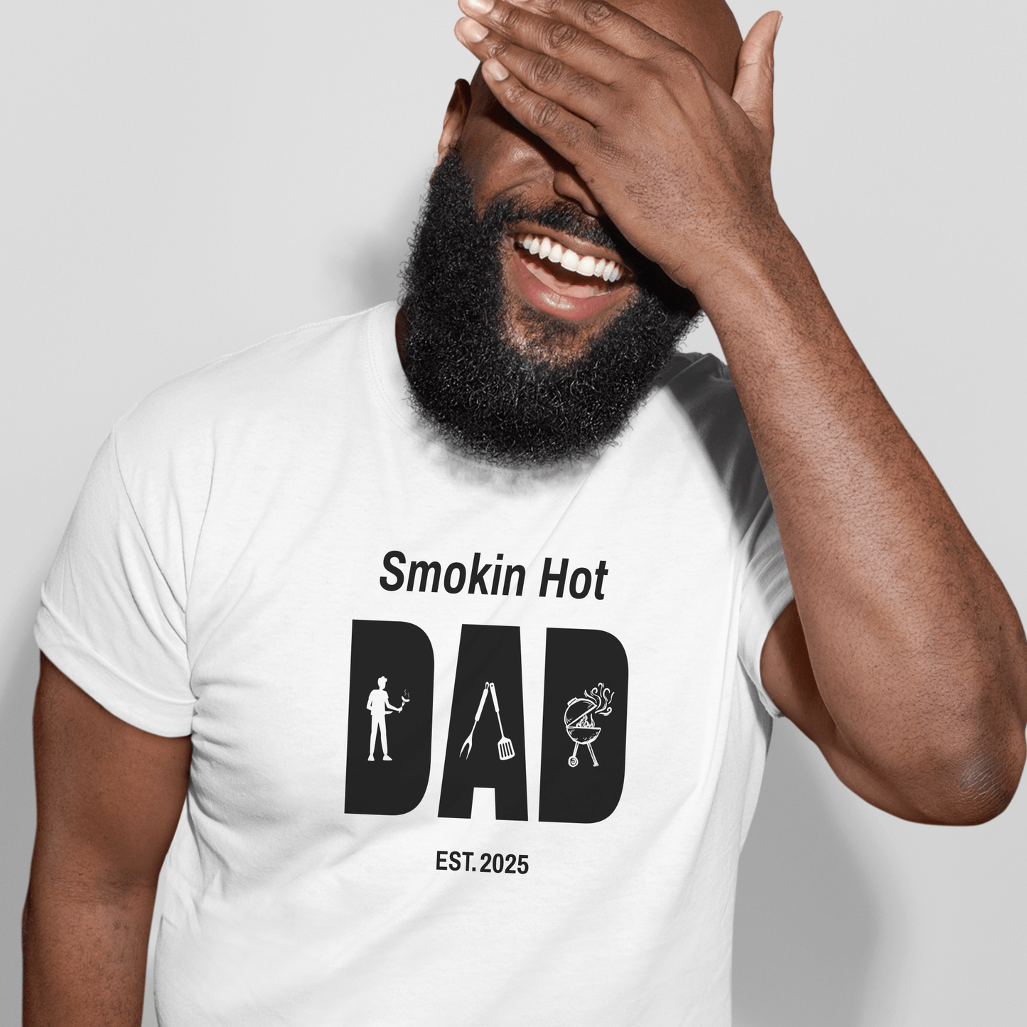 Smokin Hot Dad Shirt Gift for Husband, Dad or Stepdad - Sentimental Gifting