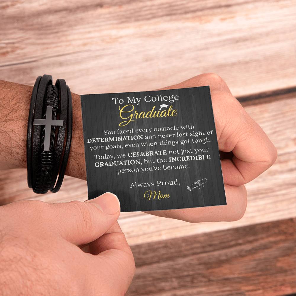 To My College Graduate Son Gift - Sentimental Gifting