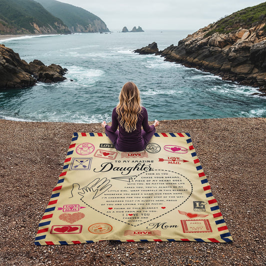 To my Amazing Daughter Starting College - A Cozy Blanket from Mom