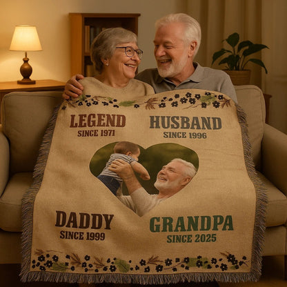 A Blanket of Firsts – Celebrating Grandpa’s Greatest Roles - Sentimental Gifting