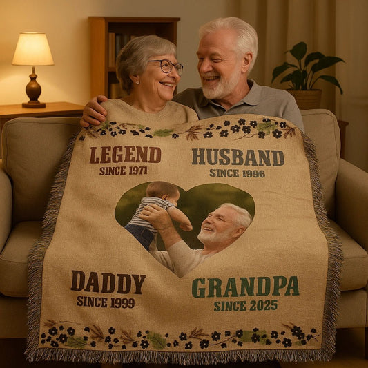 A Blanket of Firsts – Celebrating Grandpa’s Greatest Roles - Sentimental Gifting