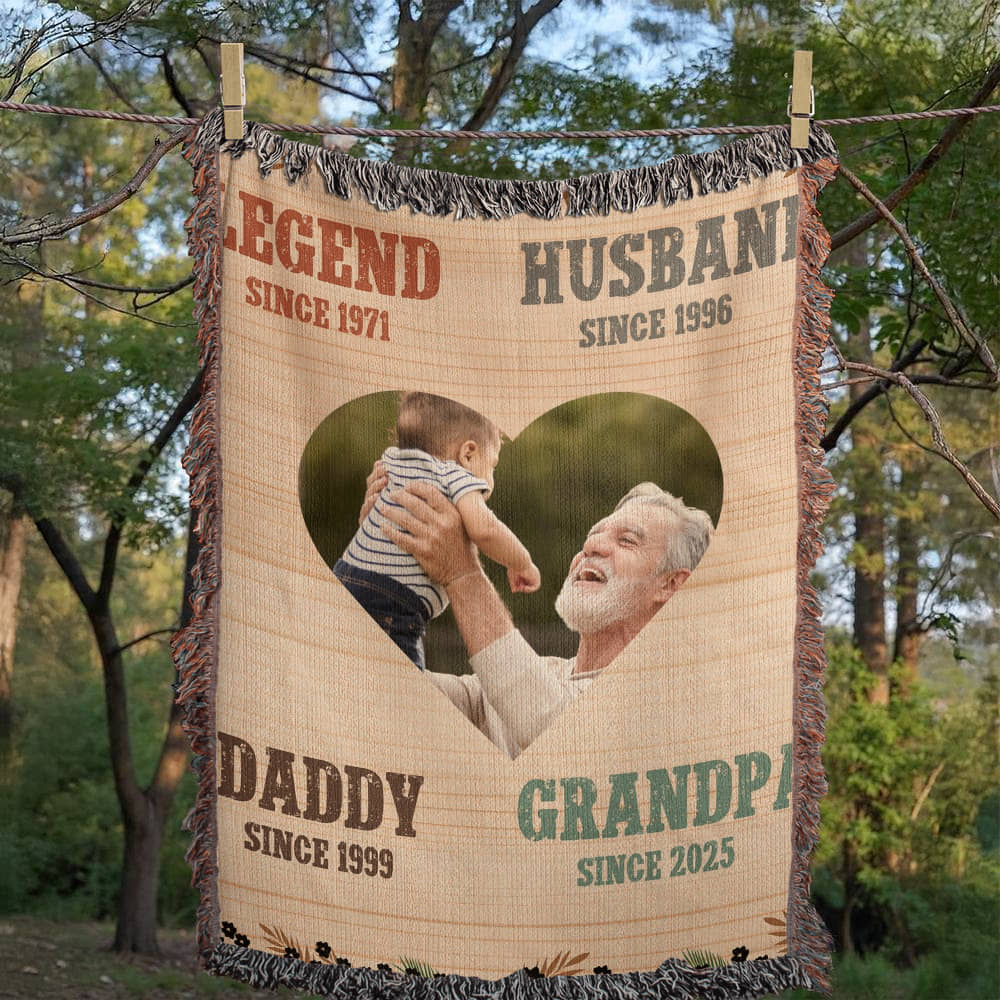 A Blanket of Firsts – Celebrating Grandpa’s Greatest Roles - Sentimental Gifting
