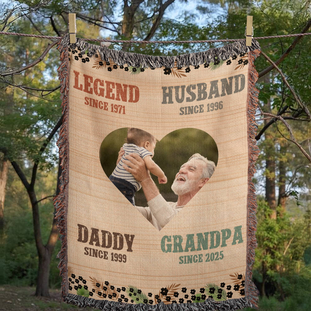 A Blanket of Firsts – Celebrating Grandpa’s Greatest Roles - Sentimental Gifting