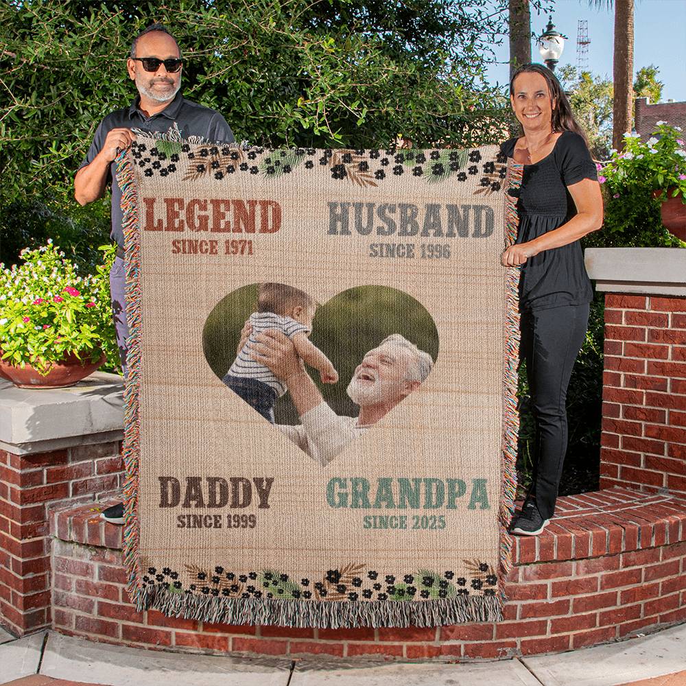 A Blanket of Firsts – Celebrating Grandpa’s Greatest Roles - Sentimental Gifting