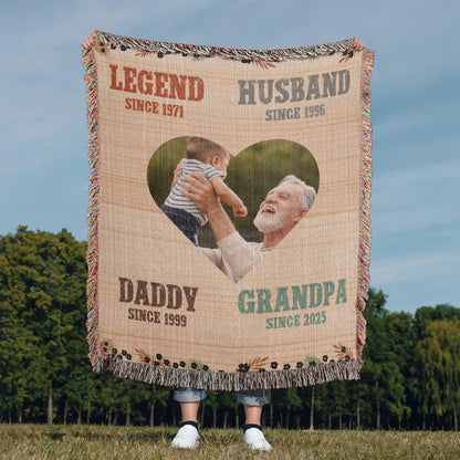 A Blanket of Firsts – Celebrating Grandpa’s Greatest Roles - Sentimental Gifting