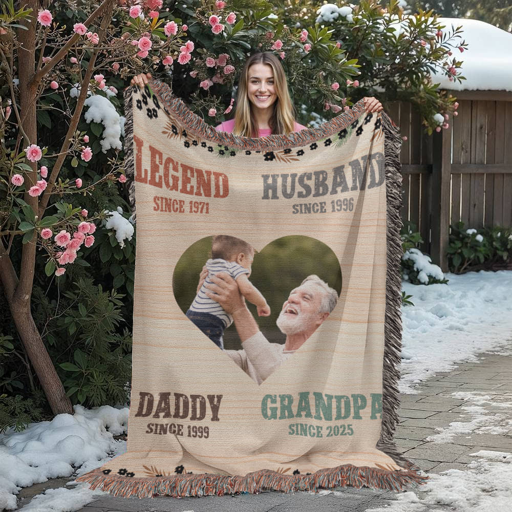 A Blanket of Firsts – Celebrating Grandpa’s Greatest Roles - Sentimental Gifting
