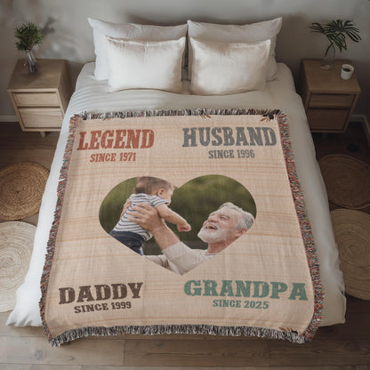 A Blanket of Firsts – Celebrating Grandpa’s Greatest Roles - Sentimental Gifting