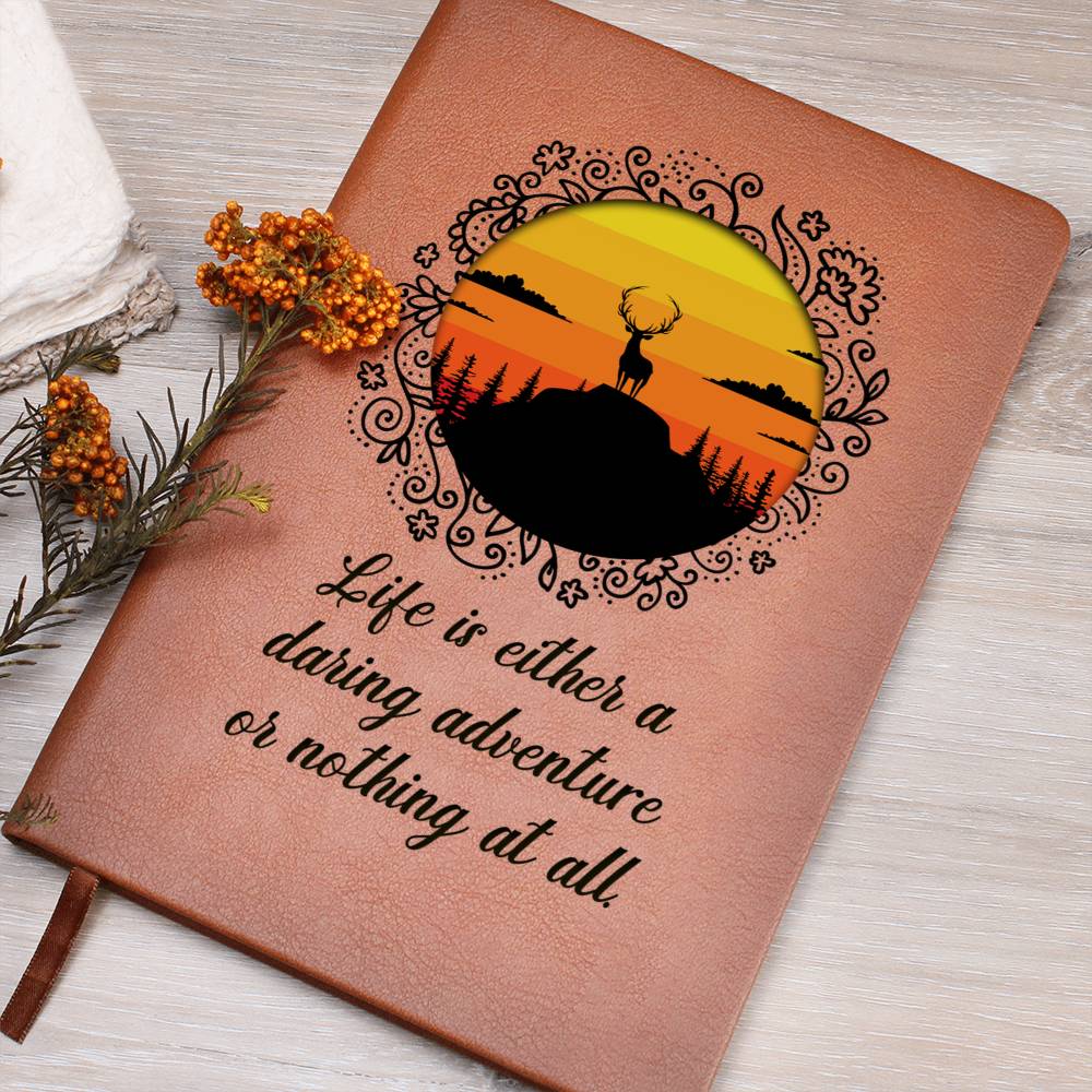 Adventure Seeker Vegan Leather Journal - Sentimental Gifting