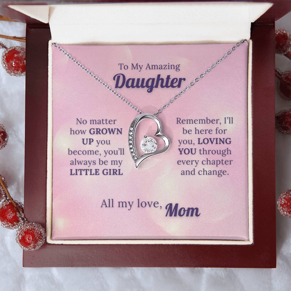 She’ll Always Be Your Little Girl – Love Necklace from Mom
