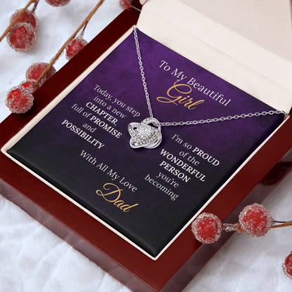 Sweet 16 Necklace From Proud Dad to Daughter on her New Chapter
