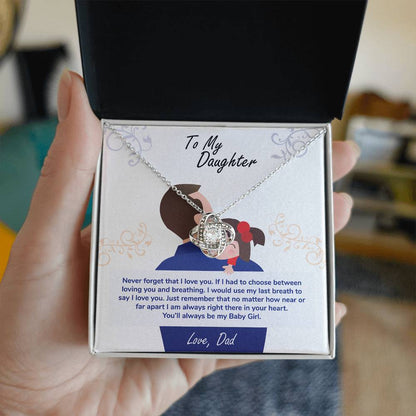 Baby Girl Forever Necklace Gift from Mom to Daughter - Sentimental Gifting