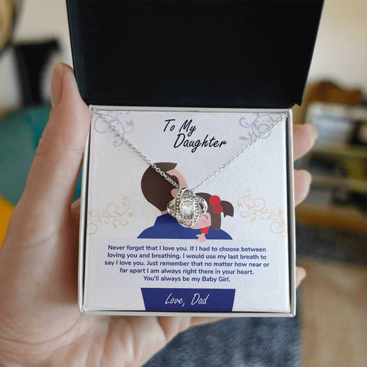 Baby Girl Forever Necklace Gift from Mom to Daughter - Sentimental Gifting