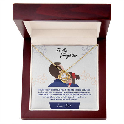 Baby Girl Forever Necklace Gift from Mom to Daughter - Sentimental Gifting