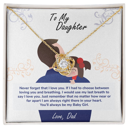 Baby Girl Forever Necklace Gift from Mom to Daughter - Sentimental Gifting