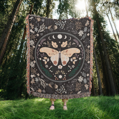 Bohemian Butterfly Cozy Woven Blanket - Sentimental Gifting