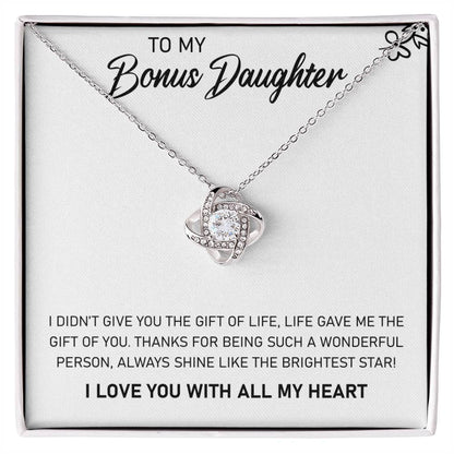 Bonus Daughter Necklace Gift from Stepmom - Sentimental Gifting