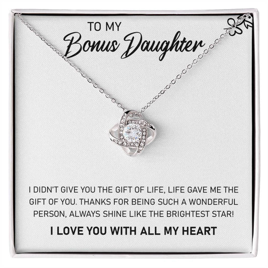 Bonus Daughter Necklace Gift from Stepmom - Sentimental Gifting