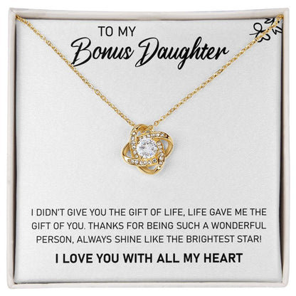 Bonus Daughter Necklace Gift from Stepmom - Sentimental Gifting