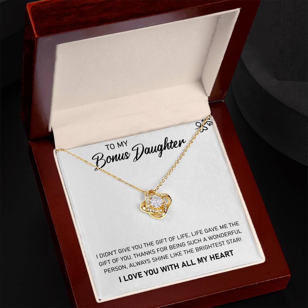 Bonus Daughter Necklace Gift from Stepmom - Sentimental Gifting