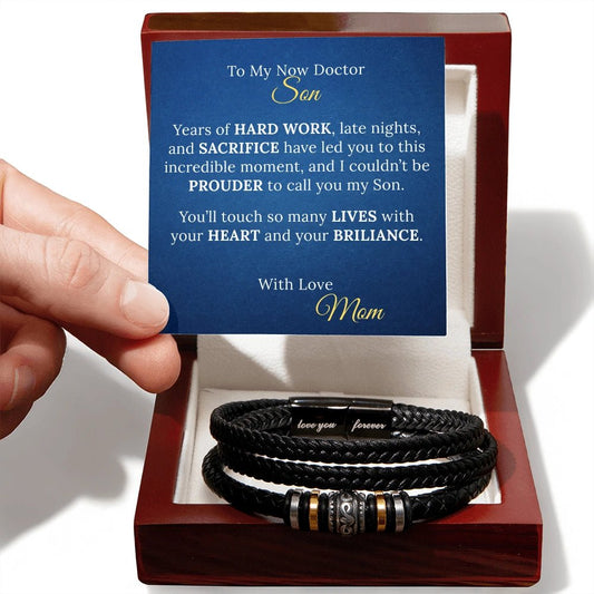 Bracelet Gift for Medical Graduate Son - Sentimental Gifting