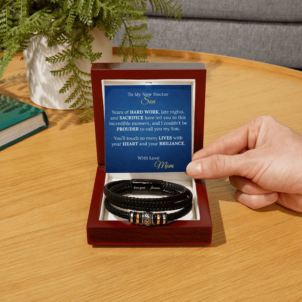 Bracelet Gift for Medical Graduate Son - Sentimental Gifting