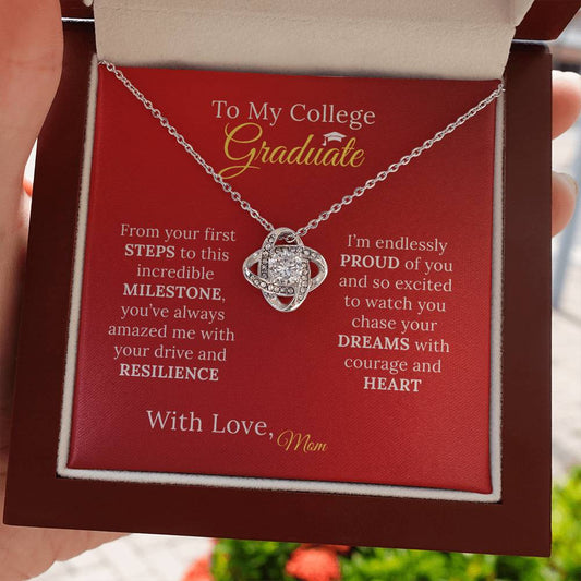 College Graduate Necklace from Parent - Sentimental Gifting