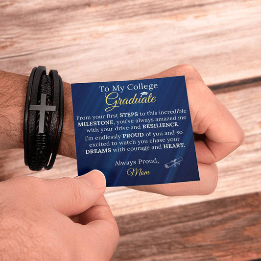 Cross Bracelet Graduation Gift from Parent - Sentimental Gifting