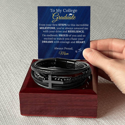 Cross Bracelet Graduation Gift from Parent - Sentimental Gifting