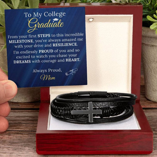 Cross Bracelet Graduation Gift from Parent - Sentimental Gifting