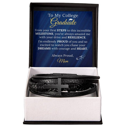 Cross Bracelet Graduation Gift from Parent - Sentimental Gifting
