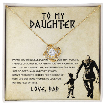 Dad Inspiration Necklace to Daughter - Sentimental Gifting