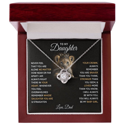 Dad's Baby Girl Necklace Gift to Daughter - Sentimental Gifting