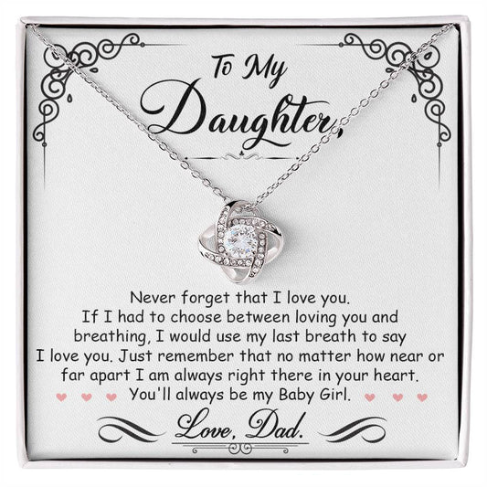 Dad's Heart Necklace Gift to Daughter - Sentimental Gifting