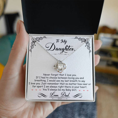 Dad's Heart Necklace Gift to Daughter - Sentimental Gifting