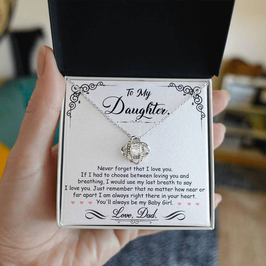 Dad's Heart Necklace Gift to Daughter - Sentimental Gifting