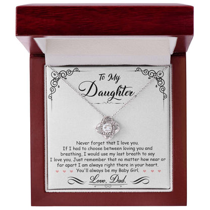 Dad's Heart Necklace Gift to Daughter - Sentimental Gifting