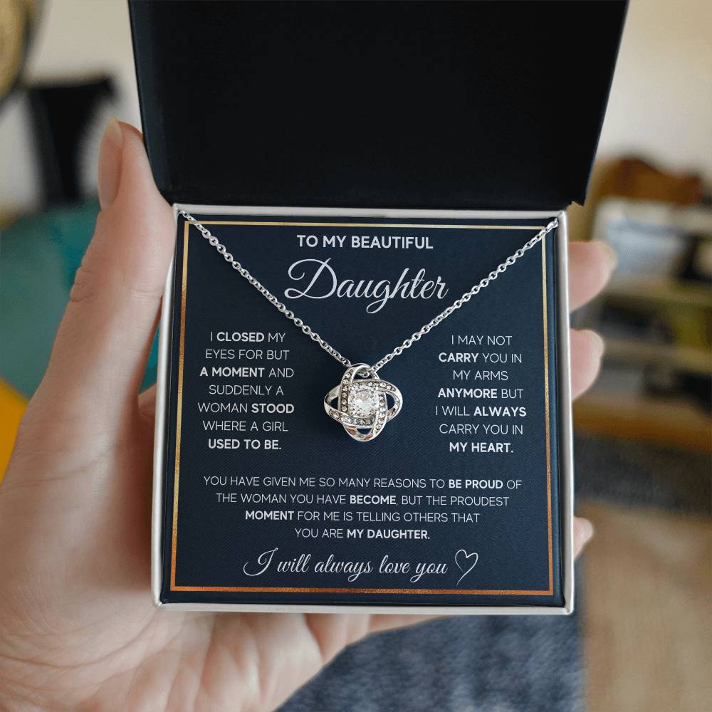 Forever Love Daughter's Necklace Gift from Mom - Sentimental Gifting
