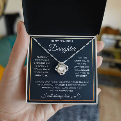Forever Love Daughter's Necklace Gift from Mom - Sentimental Gifting