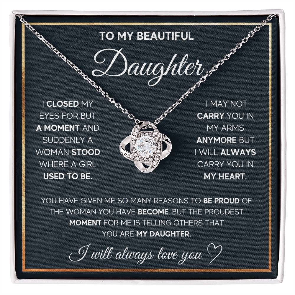 Forever Love Daughter's Necklace Gift from Mom - Sentimental Gifting
