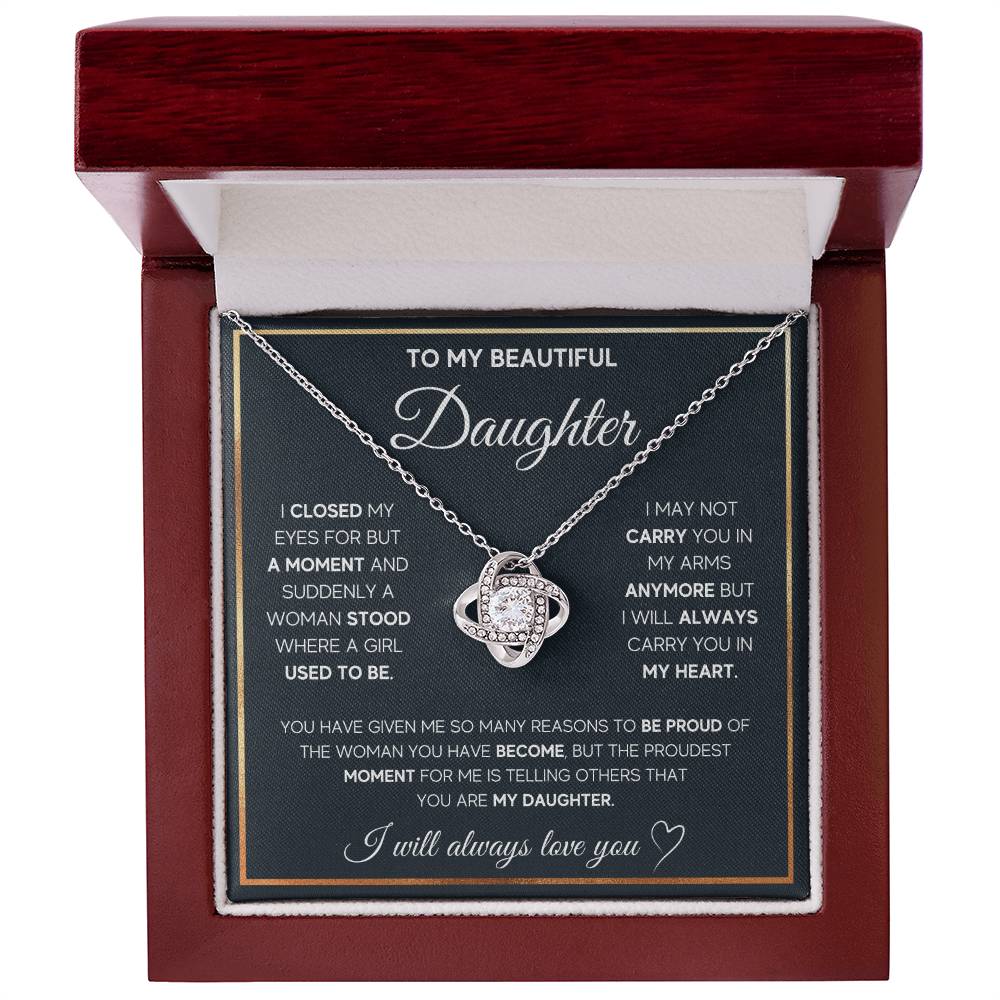 Forever Love Daughter's Necklace Gift from Mom - Sentimental Gifting