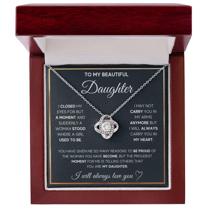Forever Love Daughter's Necklace Gift from Mom - Sentimental Gifting