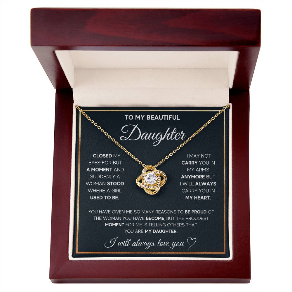 Forever Love Daughter's Necklace Gift from Mom - Sentimental Gifting