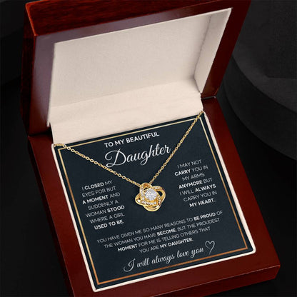 Forever Love Daughter's Necklace Gift from Mom - Sentimental Gifting