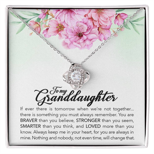 Granddaughter's Heart Necklace gift from Grandma - Sentimental Gifting