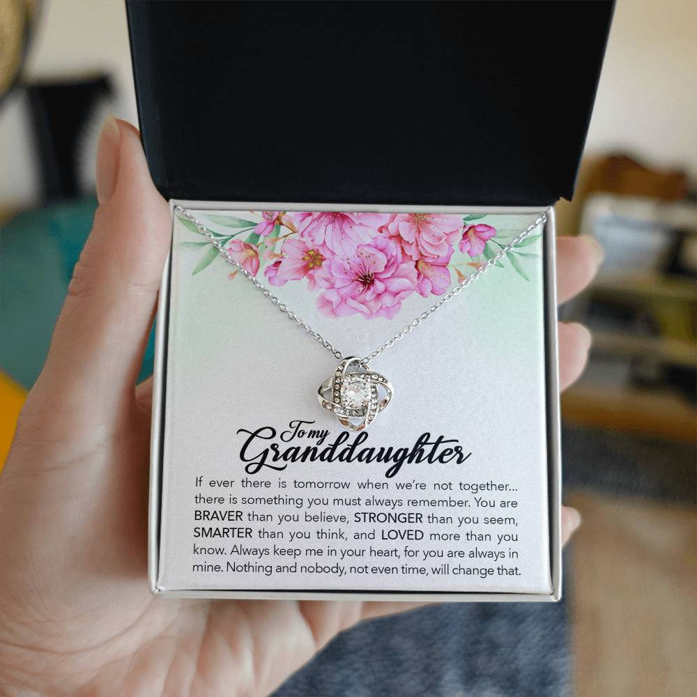 Granddaughter's Heart Necklace gift from Grandma - Sentimental Gifting
