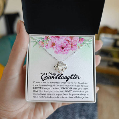 Granddaughter's Heart Necklace gift from Grandma - Sentimental Gifting