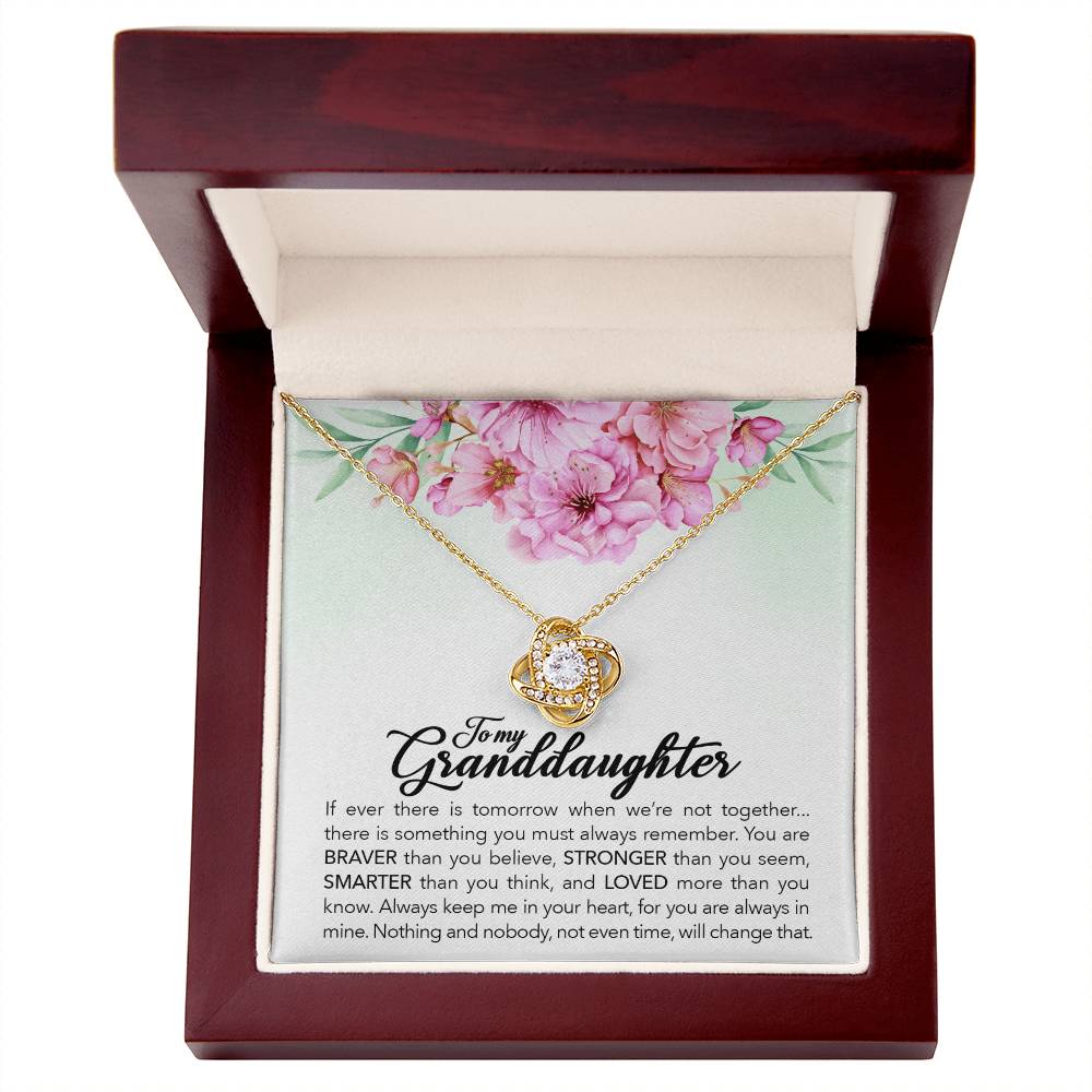 Granddaughter's Heart Necklace gift from Grandma - Sentimental Gifting