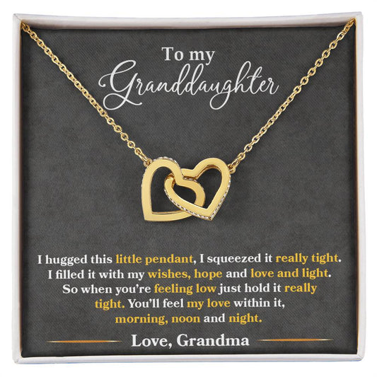 Grandma Love Necklace Gift to Granddaughter - Sentimental Gifting