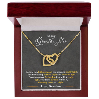 Grandma Love Necklace Gift to Granddaughter - Sentimental Gifting